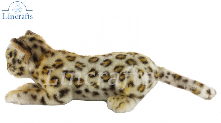 Hansa Lying Leopard Cub 8010 Plush Soft Toy Sold by Lincrafts UK Est 1993 