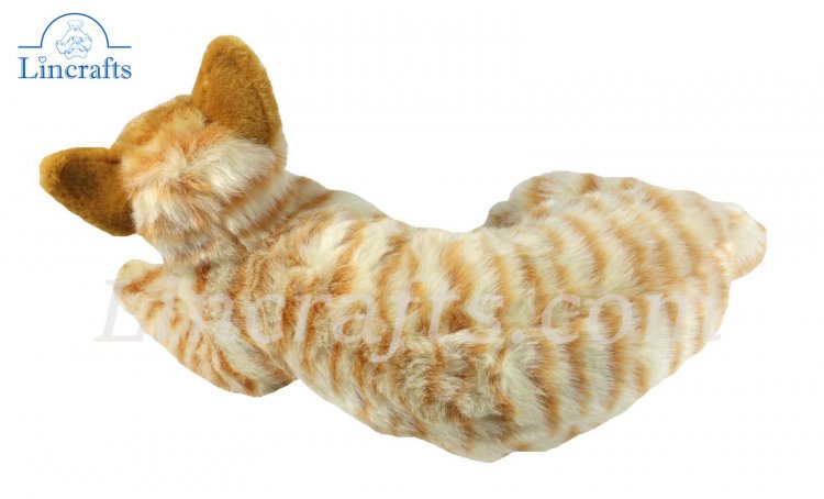 ginger tabby cat soft toy