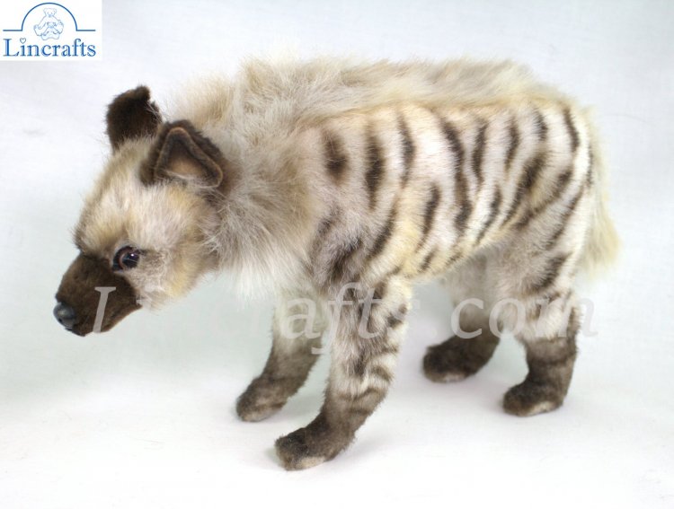 Hansa Hyena Standing 4928 Plush Soft Toy Sold by Lincrafts UK Est 1993