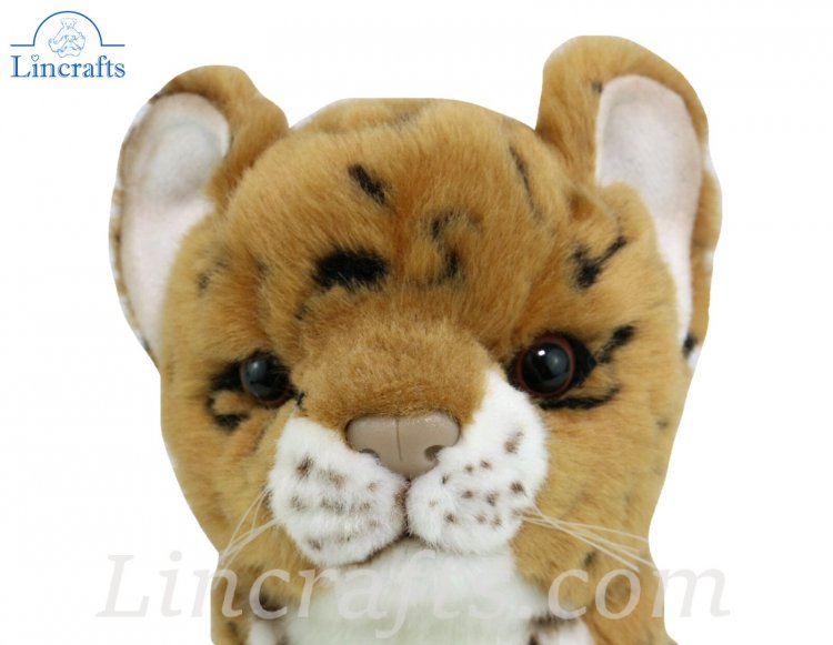 Soft Toy Jaguar Wildcat by Hansa 19cm 7288 Lincrafts