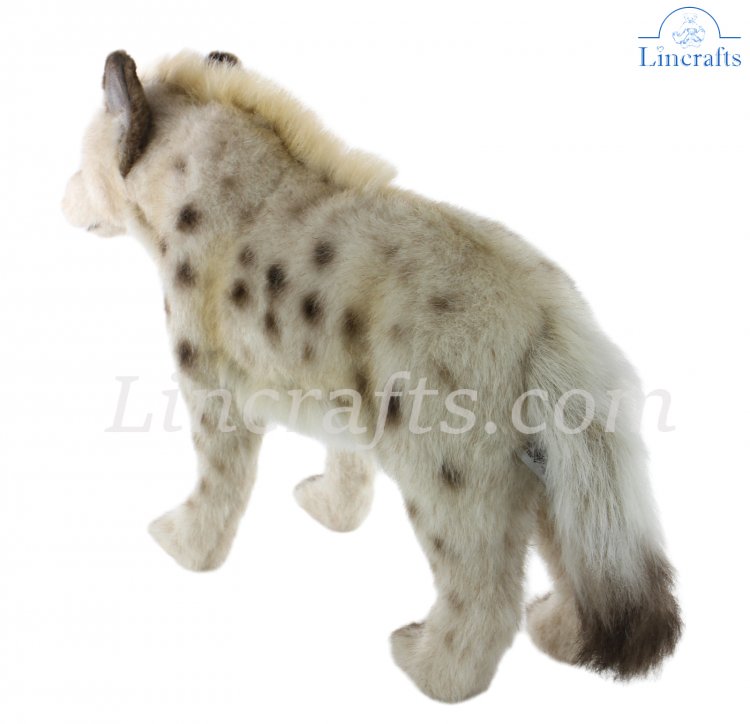 Hansa Hyena Standing 4928 Plush Soft Toy Sold by Lincrafts UK Est 1993