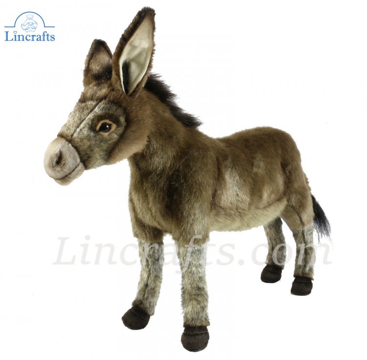 Hansa Standing Ivory Donkey 5949 Soft Toy Sold by Lincrafts Established 1993 