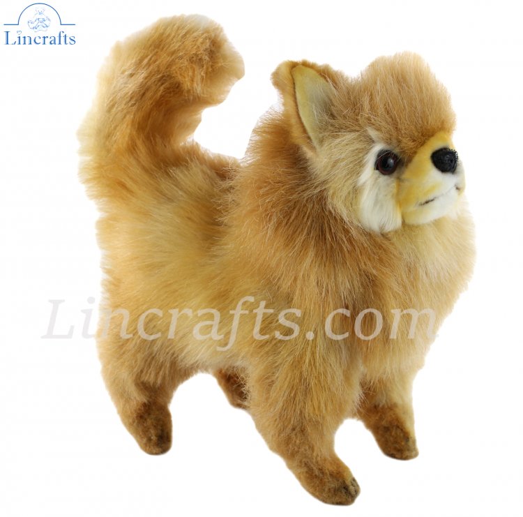 Soft Toy Pomeranian Dog By Hansa 23cm