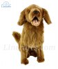 Soft Toy Dog, Golden Retriever by Hansa (32cm) 6202