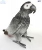 Soft Toy Bird African Grey Parrot by Hansa (33cm)