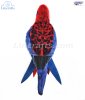 Soft Toy Bird, Crimson Rosella by Hansa (40cm) 8222