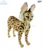 Soft Toy Serval Cat Standing by Hansa (25cm) 8039