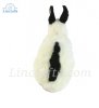 Soft Toy Rabbit, Black & White Bunny by Hansa (30cm.L) 6675