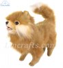 Soft Toy Dog, Pomeranian by Hansa (28cm) 7018