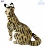 Soft Toy Wildcat, African Serval Cat Sitting (43cm.L) 7373