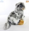 Soft Toy Blue Australian Shepherd Dog by Faithful Friends (25cm)H FAS03