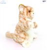 Soft Toy Hand Puppet Ginger Cat by Hansa (25cm)H 7182