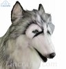 Soft Toy Grey & White Husky Dog by Hansa 5047 (94cm)