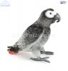 Soft Toy Bird African Grey Parrot by Hansa (33cm)