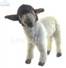 Soft Toy Black Faced Suffolk Sheep Standing by Hansa (33cm) 7822