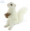 Soft Toy White Squirrel with Nut by Hansa (19cm.H) 7742