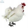 Soft Toy Bird, Rooster White by Hansa (32cm.H) 7222