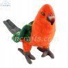 Soft Toy Bird, King Parrot by Hansa (19cm) 8223