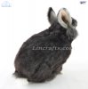 Soft Toy Grey Pygmy Rabbit by Hansa (22cm) L. 8129