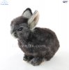 Soft Toy Grey Pygmy Rabbit by Hansa (22cm) L. 8129