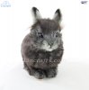 Soft Toy Grey Pygmy Rabbit by Hansa (22cm) L. 8129